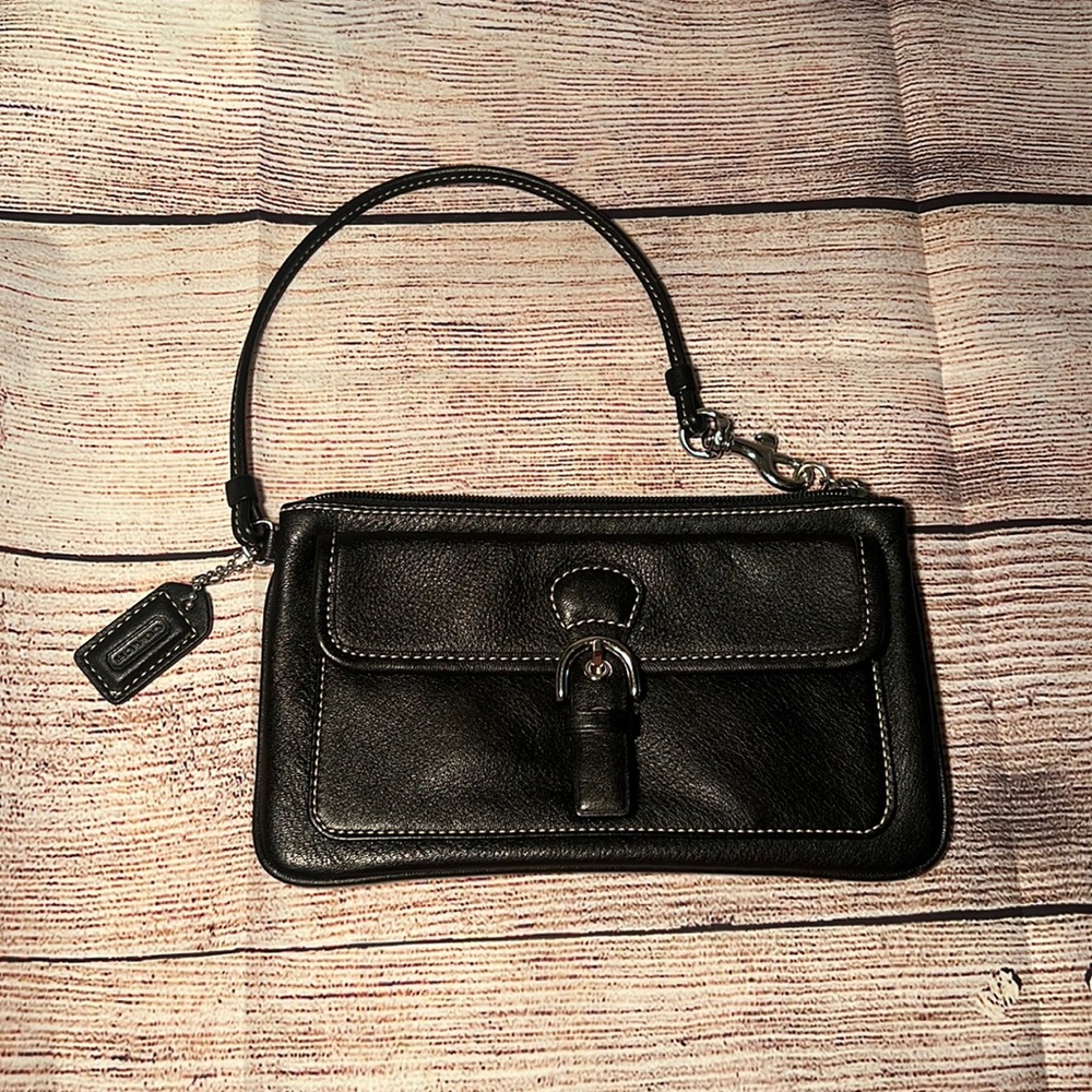 Coach Black Wristlet